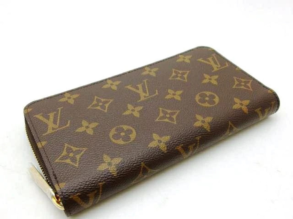 Louis Vuitton Long Wallet Monogram Zippy Brown